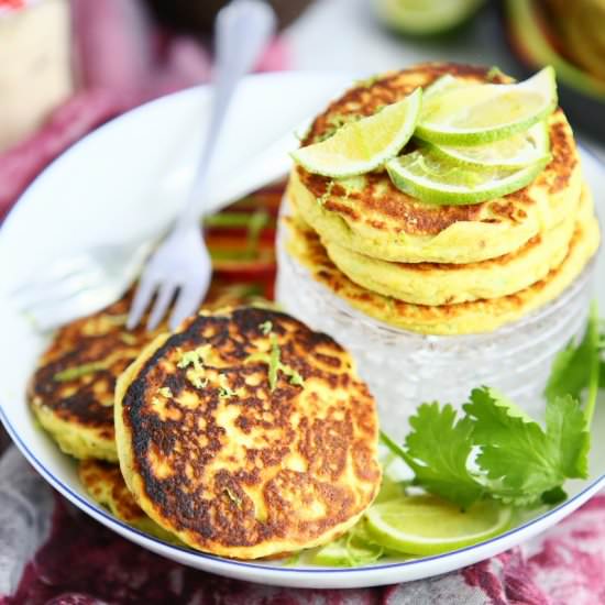 Keto Avocado Pancakes