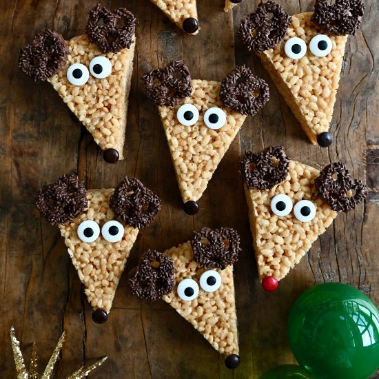 Reindeer Rice Krispie Treats