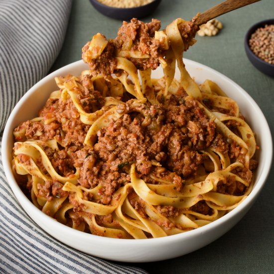 Vegan Pasta Bolognese