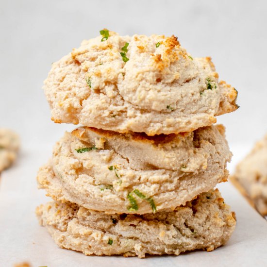 Vegan Gluten-free Drop Biscuits