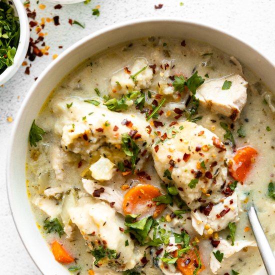 Gluten-Free Chicken & Dumplings