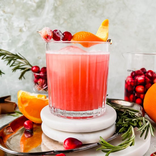 Cranberry Whiskey Sour