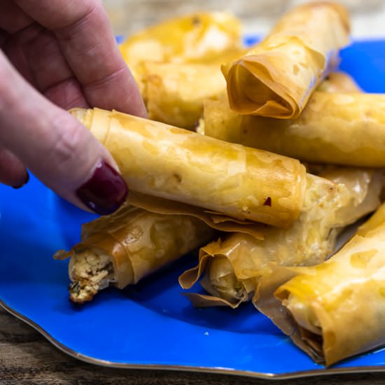 Sigara Boregi (Turkish Cheese Rolls