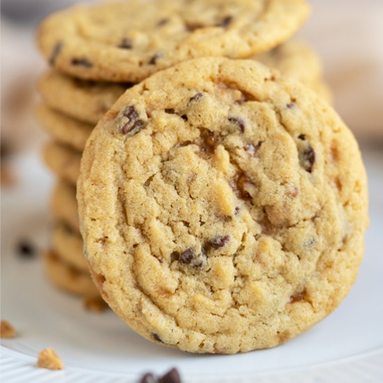 Chocolate English Toffee Bit Cookie