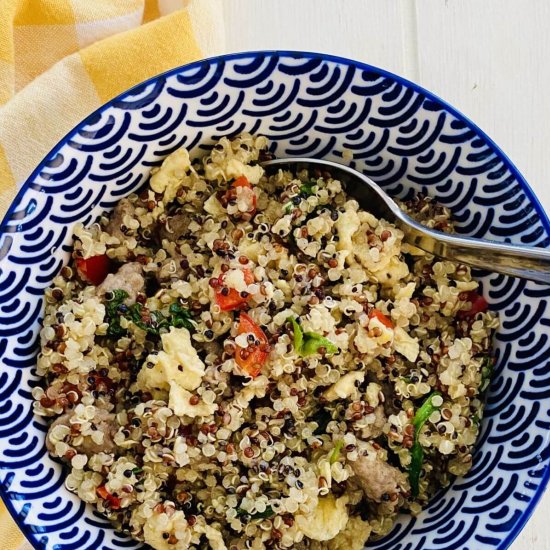 Savory Quinoa Breakfast Bowl