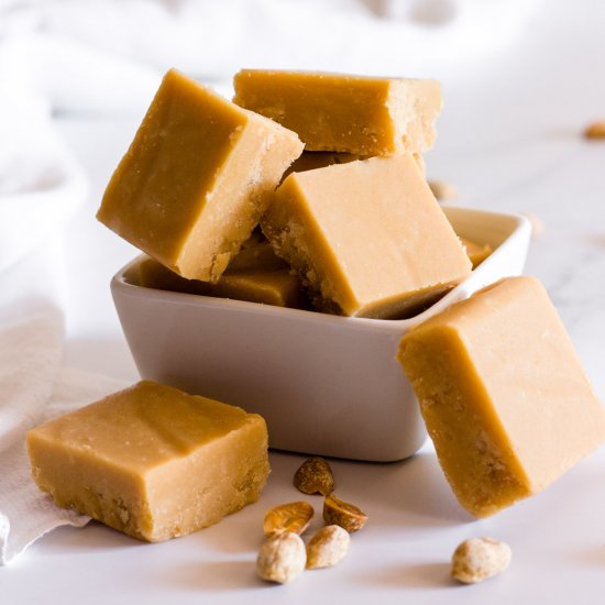 No Bake Peanut Butter Fudge