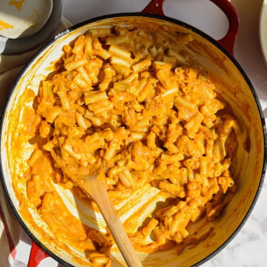 Browned Butter Pumpkin Mac & Cheese