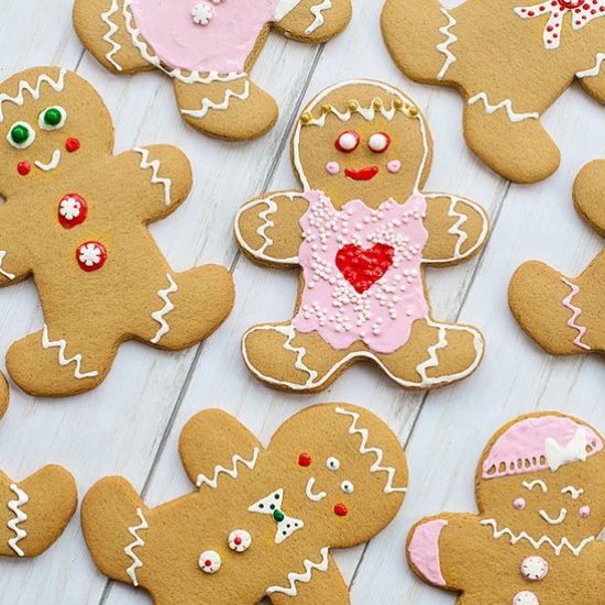 Gluten Free Gingerbread Cookies