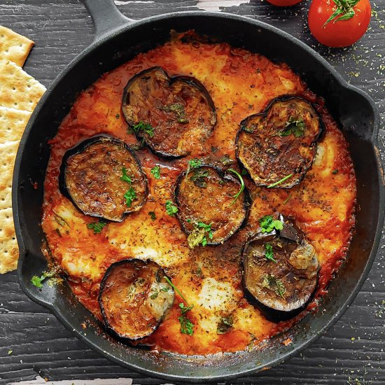 Aubergine Saganaki Recipe