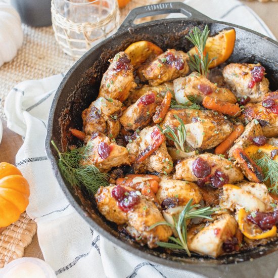 Cranberry and Orange Herb Chicken