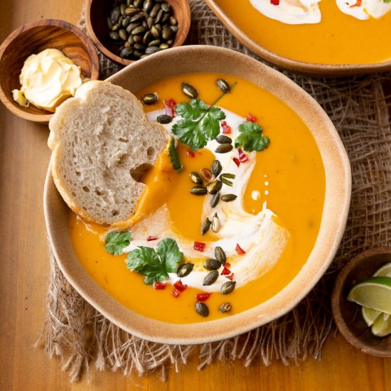 Thai Pumpkin Soup Recipe