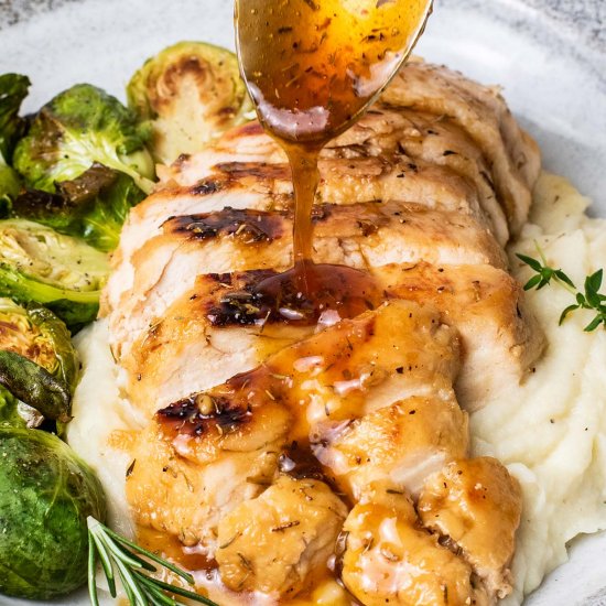 One-Pan Balsamic Honey Chicken