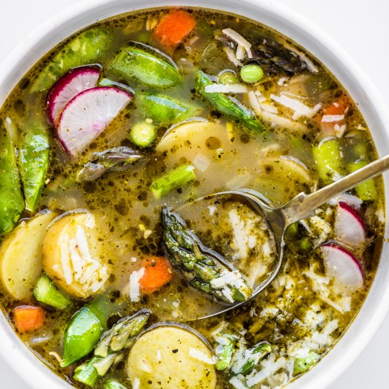 Spring Minestrone Soup