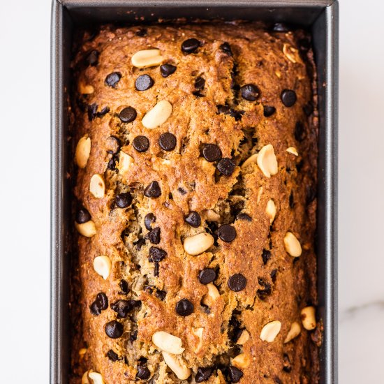 Peanut Butter Banana Bread