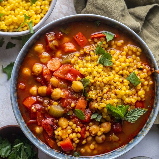 Chickpea Harissa Soup