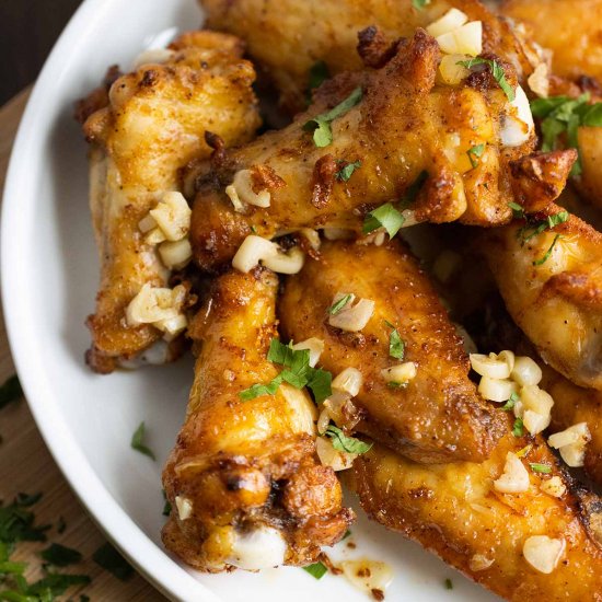 Garlic Butter Chicken Wings