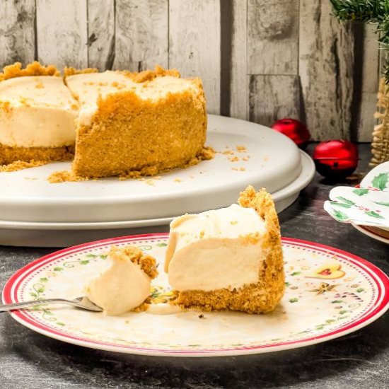 Eggnog Cheesecake {no bake}