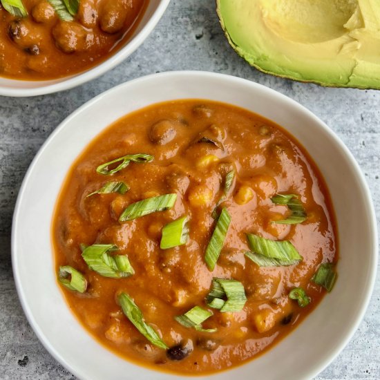 Black Bean Butternut Squash Soup