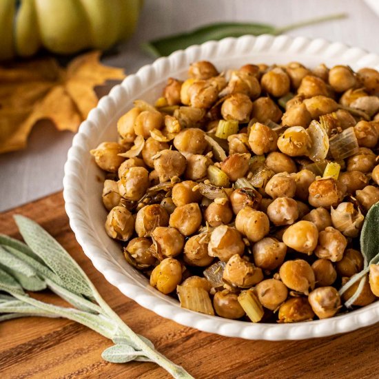 Savory Autumn Chickpeas