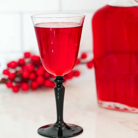 Cranberry Vodka Liqueur