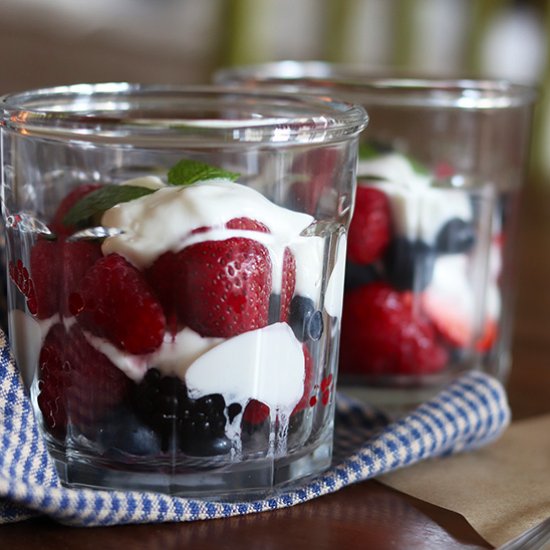 Fruit and Yogurt Parfait