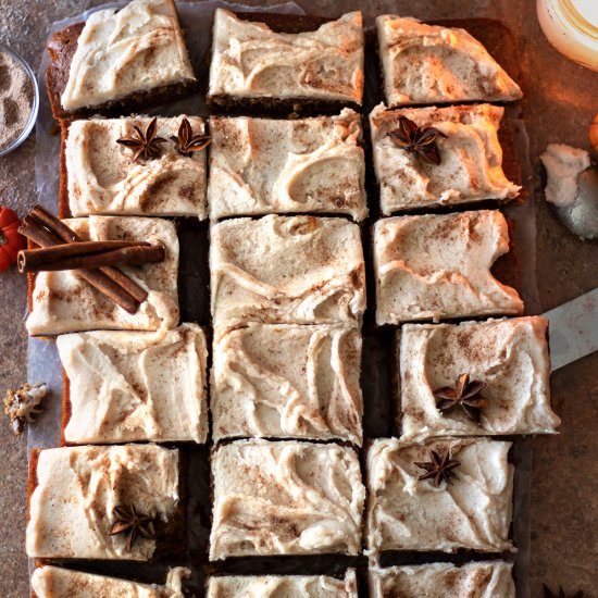 Pumpkin Chai Cake w Brown Butter