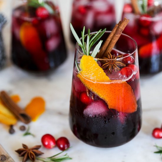 Cranberry Red Wine Punch