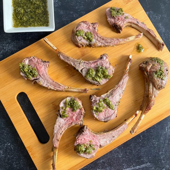 Air Fryer Rack of Lamb