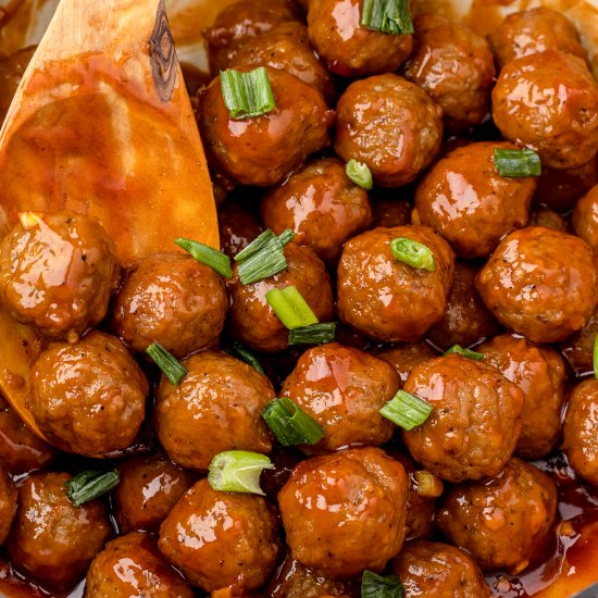 Honey Sriracha Meatballs