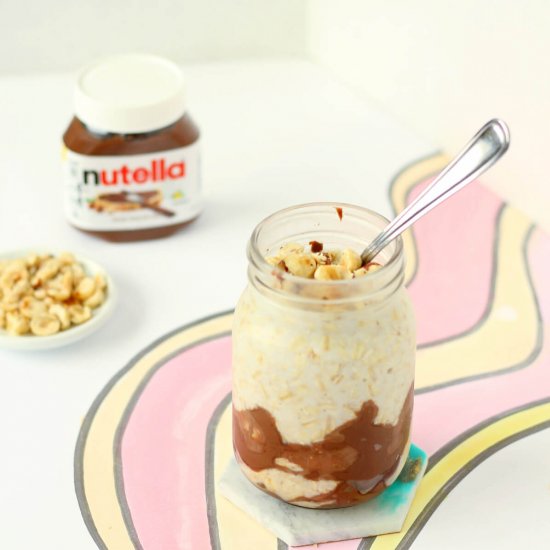 Nutella Overnight Oats