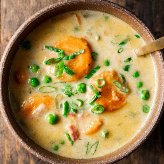 Instant Pot Ham and Potato Soup