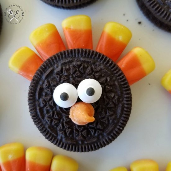 Thanksgiving Oreo Turkey Cookies