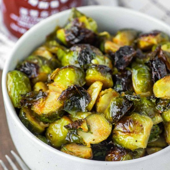 Honey Sriracha Brussels Sprouts