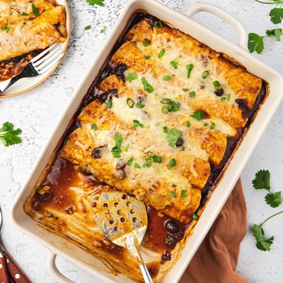 Cranberry-Turkey Enchiladas