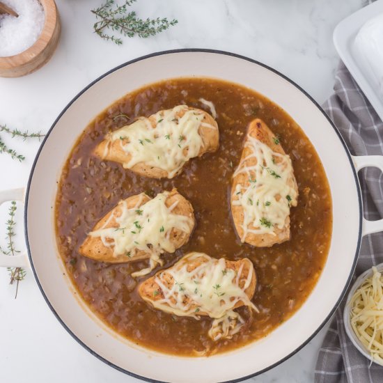 French Onion Chicken Skillet Recipe