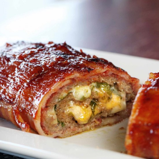 Bacon-Wrapped and Stuffed Breakfast