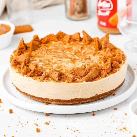 Biscoff Icebox Cheesecake