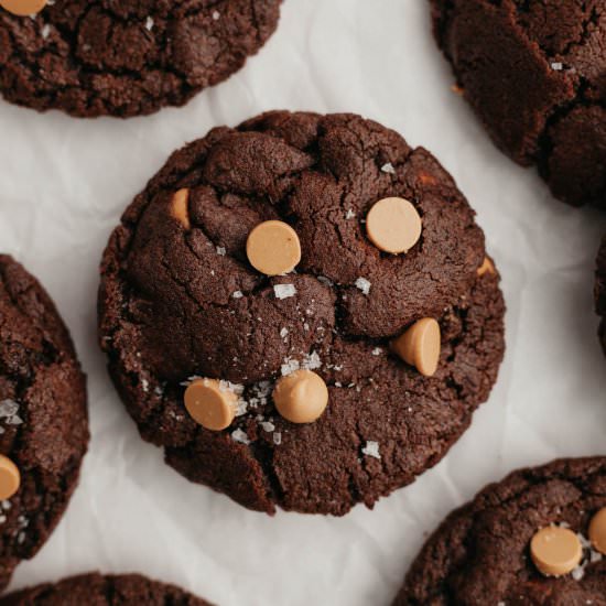 Chocolate Caramel Cookies