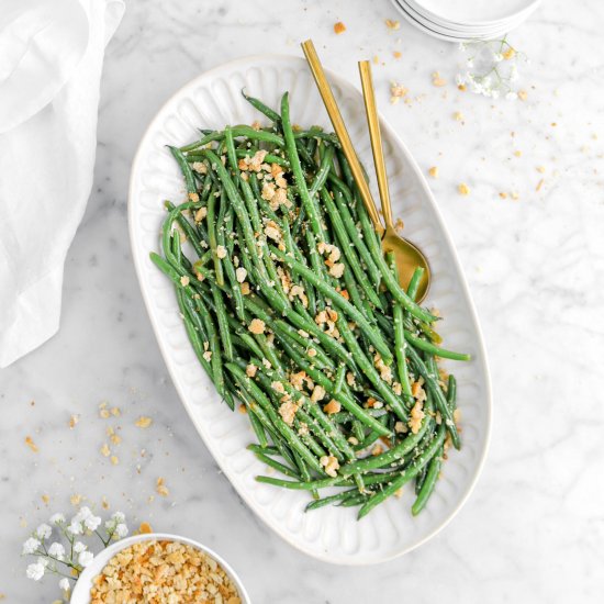 Sautéed Lemon Garlic Green Beans