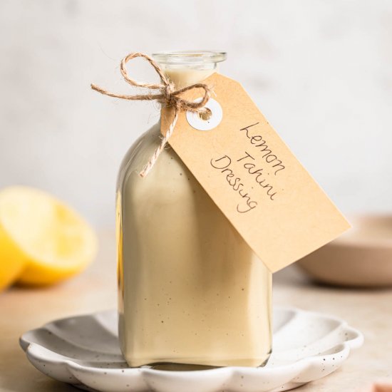 Creamy Lemon Tahini Dressing