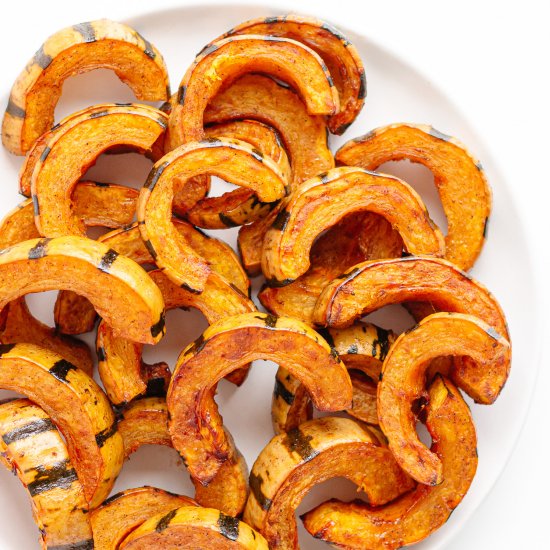 Maple Roasted Delicata Squash