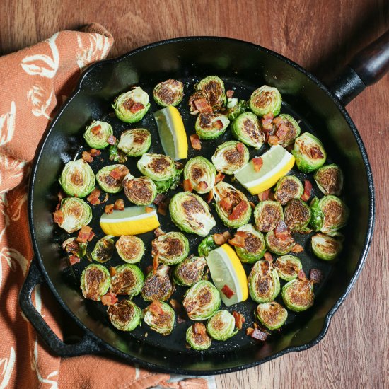 Whole30 Bacon Brussels Sprouts