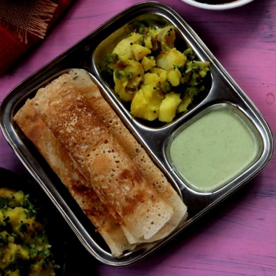 Dosa – Rice and Lentil Crepes