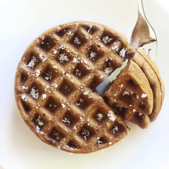 Gluten-Free Gingerbread Waffles (V)