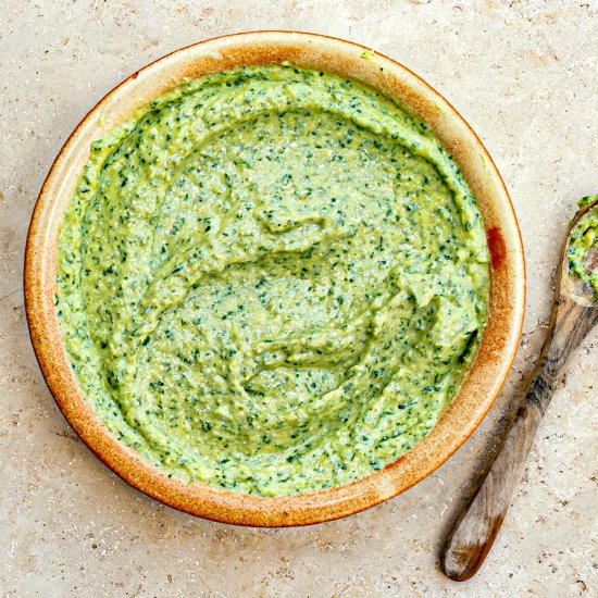 Charred Green Feta Sauce