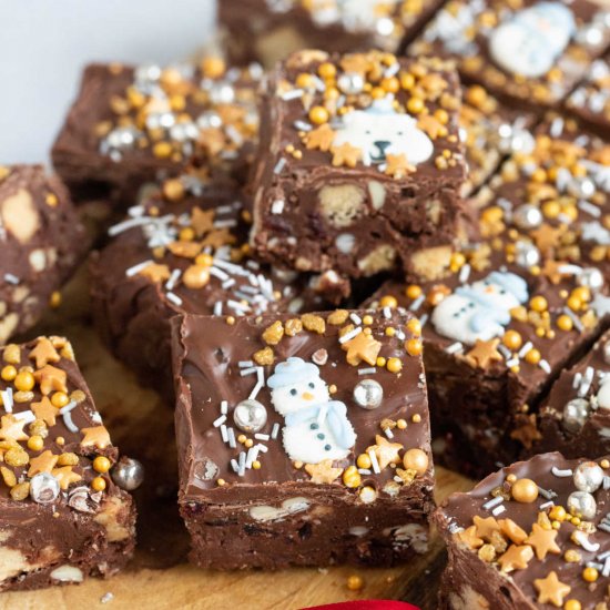 Christmas Chocolate Tiffin