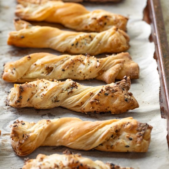 Vegan Everything Cheese Straws