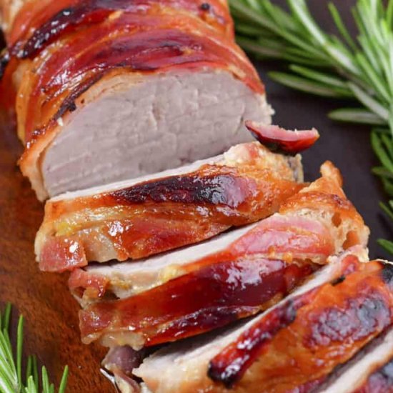 Bacon Wrapped Pork Tenderloin