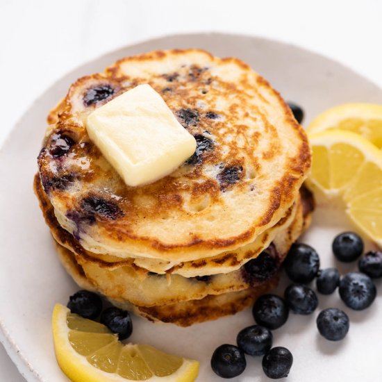 Lemon Blueberry Pancakes