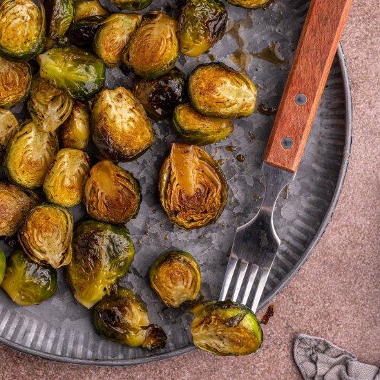 Maple Balsamic Brussels Sprouts